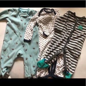 Cotton jumpsuit for boys (3 pieces)